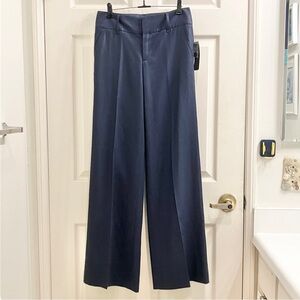 Marc By Marc Jacobs Wide Leg Trousers - Navy - Size 2